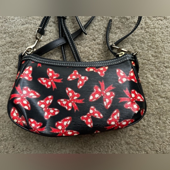 Minnie Bows Vinyl Dooney and Bourke Authentic Disney Parks CB Purse - Picture 2 of 6